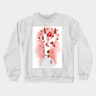 Lovely rabbit Crewneck Sweatshirt